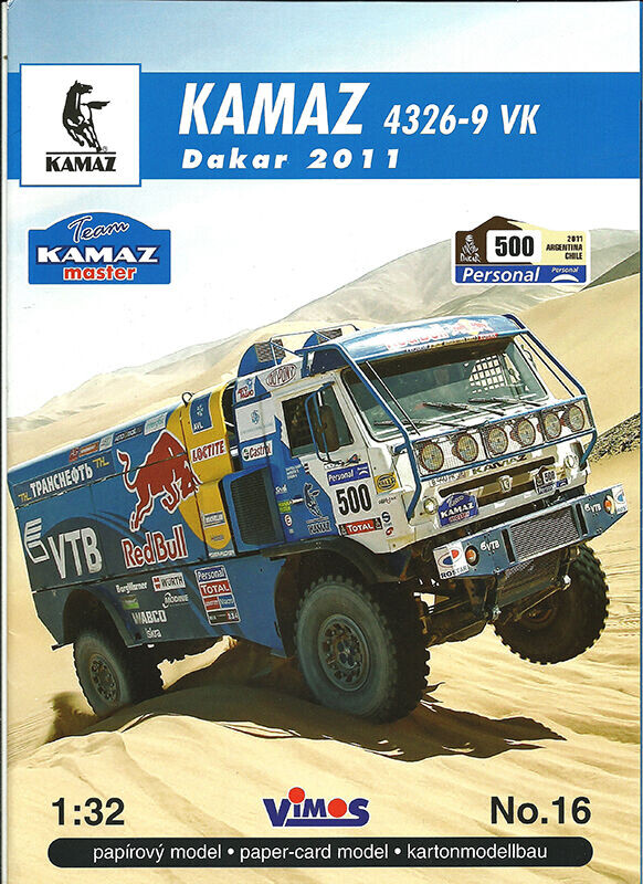 Laserový doplněk - Kamaz 4326-9 VK Comfort pack